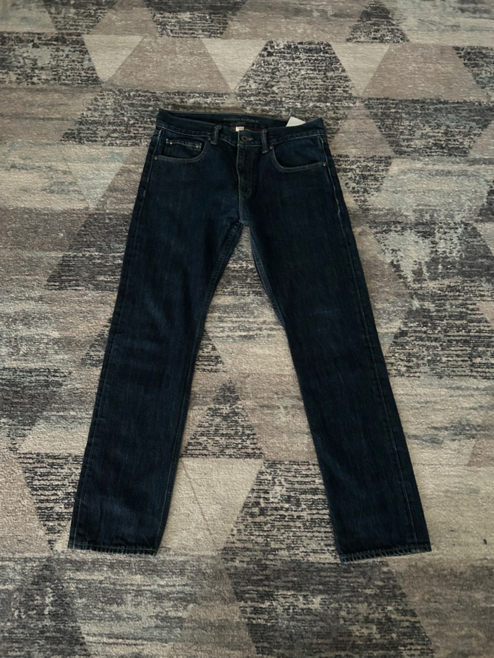 Banana Republic Men’s Straight Jeans in Dark Indigo